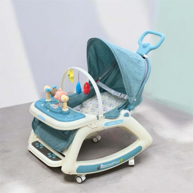 كرسي أطفال هزّاز متعدد الوظائف (5 في 1)